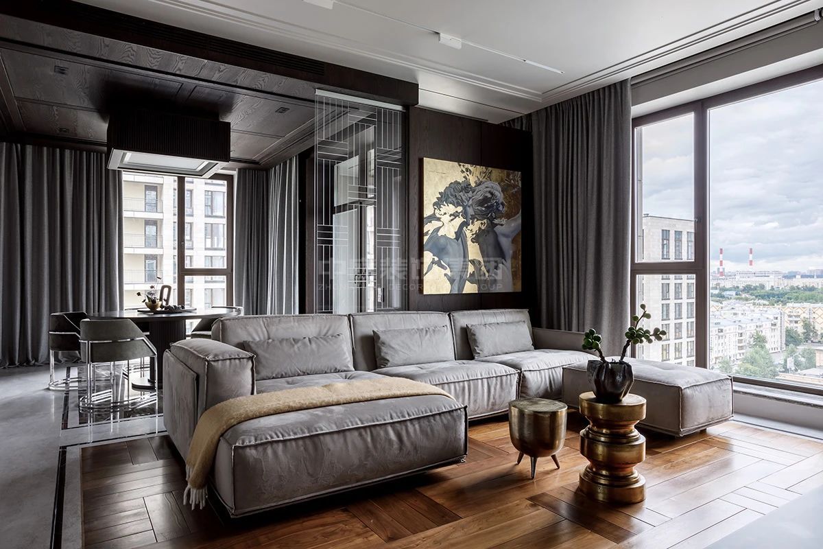 紅日江山110m&sup2;現(xiàn)代風格案例