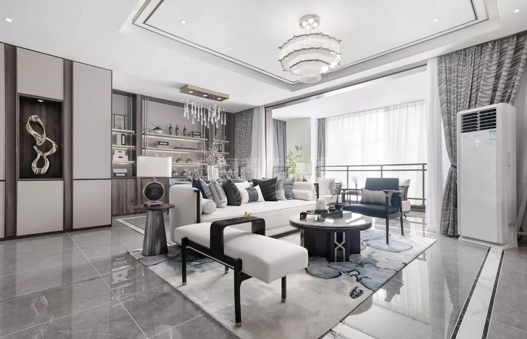 大唐盛世128m&sup2;現(xiàn)代風格案例